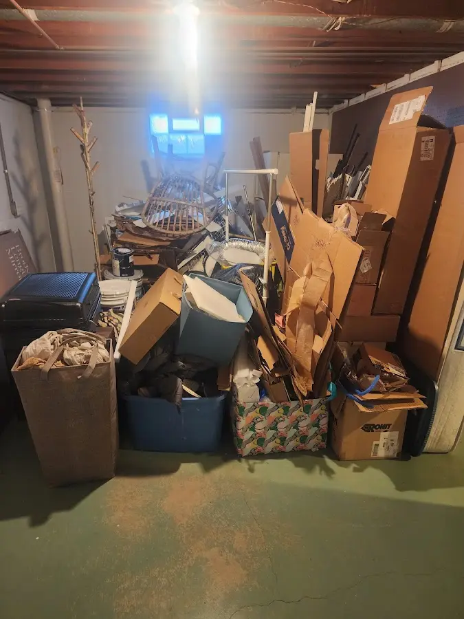 Roll-off dumpster container at job site for Yard Waste Dumpster Rental in Palmview